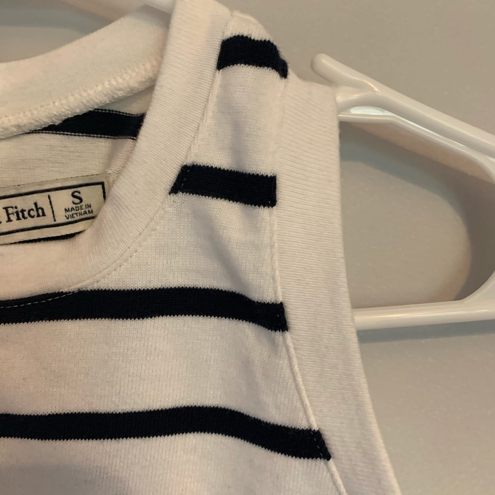 Abercrombie Cropped Stripe Tank
